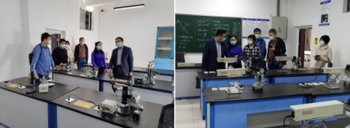 副校長于濤率隊督查數理學院本科教學